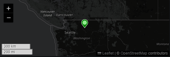 A map with a green pin on it Description automatically generated A map with a green pin on it Description automatically generated