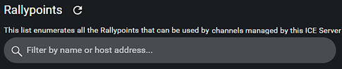 A picture of the Rallypoint Search box.