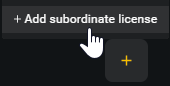 A picture of the add subordinate license Add button and the resulting Add subordinate licnese button. A picture of the add subordinate license Add button and the resulting Add subordinate licnese button.